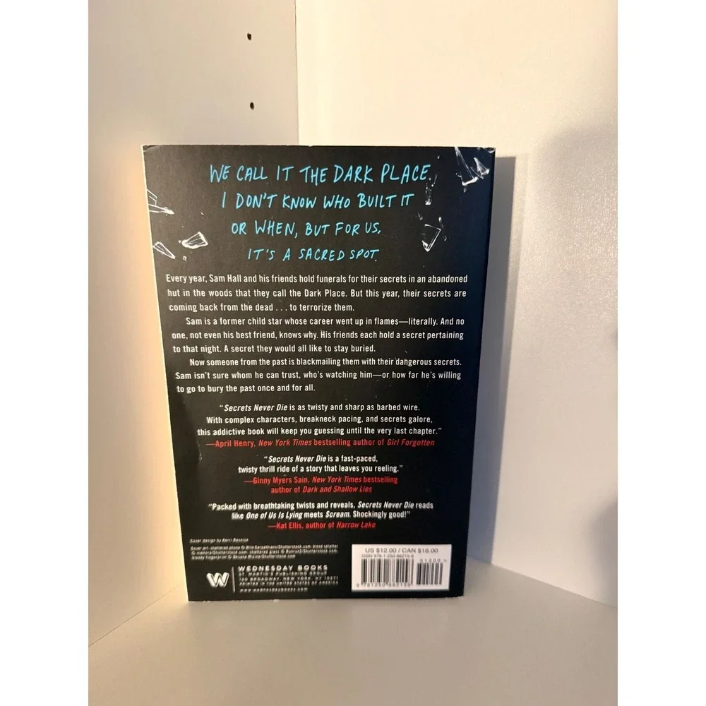 Secrets Never Die by Vincent‎ Ralph YA Thriller Mystery Paperback Book